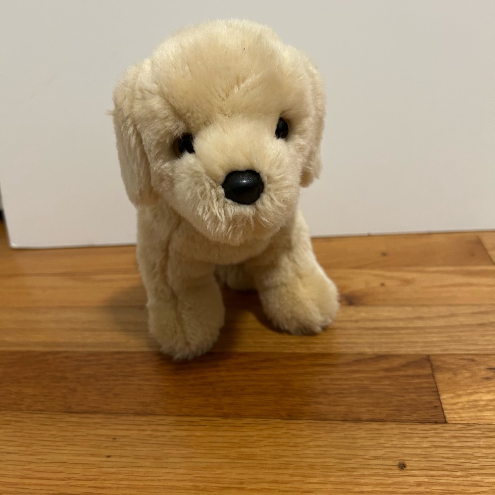 Douglas Zach Cream/Yellow Color Lab Plush 10”